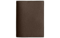HERMES Epsom Calfskin Card Holder Unisex Brown