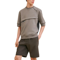 HERMES T-Shirt Men's Charcoal Gray