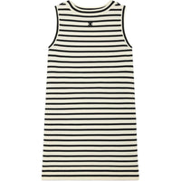 CELINE Triomphe Marinière Mini Dress In Wool