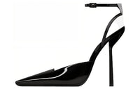 SAINT LAURENT Anouk 115mm Leather Slingback Pumps