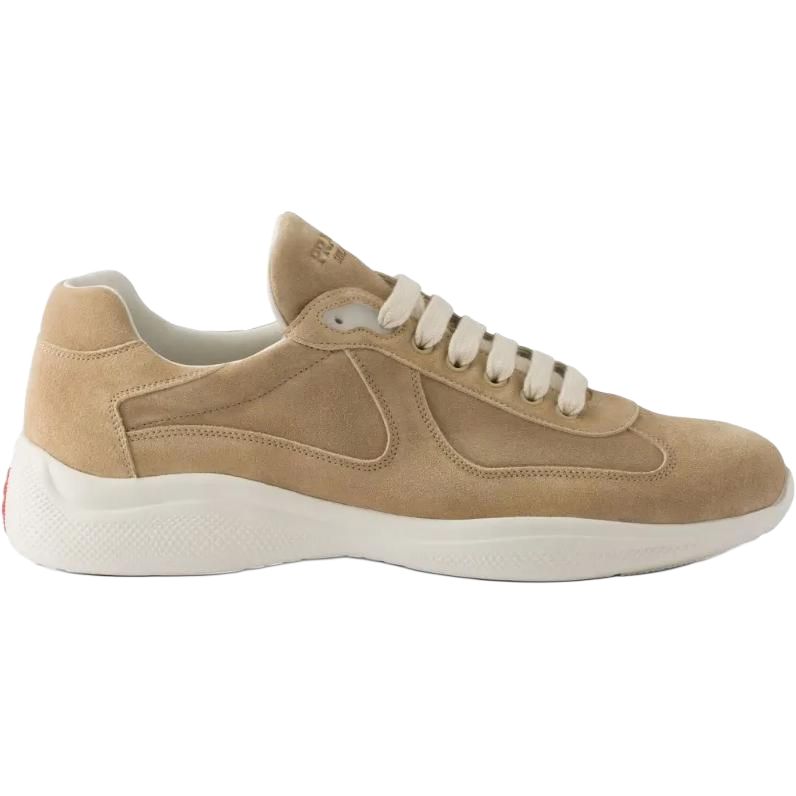 PRADA America's Cup Low Top Casual Shoes Men's Light Beige
