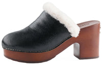 CHANEL Abrasion Resistant Closed Toe Slippers 6.5cm Women's Black