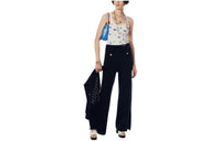 CHANEL 24 Spring And Summer Casual Pants Women's Navy