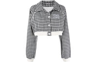 MIU MIU SS22 Cropped Coats Women's Black