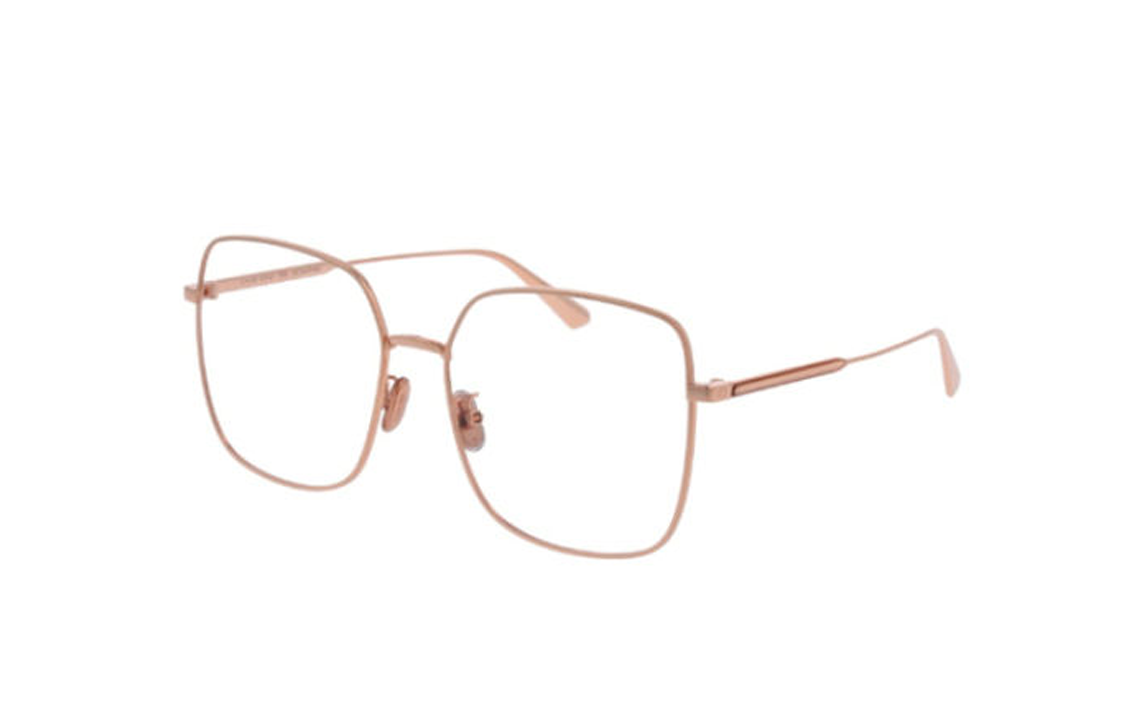 DIOR - Irregular Shape Eyeglass Frames Women's Gold