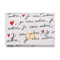 DIOR Calfskin Wallet Women's White