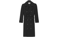 SAINT LAURENT Coats Women's Black