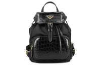 PRADA Recycled Polyamide Backpack Women's Black