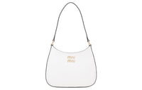 MIU MIU Sheepskin Shoulder Bag Women's White