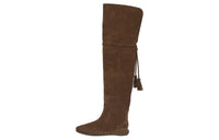 CELINE Knee-high Boots Women's Brown
