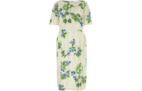 PRADA Floral Printed Short Sleeved Dress