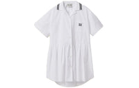 MIU MIU Logo print Poplin Minidress