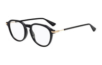 DIOR   Irregular Shape Eyeglass Frames Women's Black