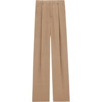 SAINT LAURENT Casual Pants Loose Fit Version Women's Cappuccino-Colored