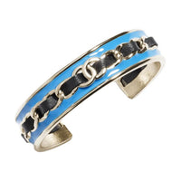 CHANEL Metal Bangles Women's Blue
