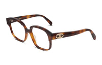 CELINE Acetate Irregular Shape Eyeglass Frames Women's Tortoiseshell