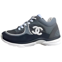CHANEL Low-Top Sports Casual Shoes Women's Gray