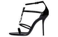 SAINT LAURENT One-Strap Sandals 10cm Women's Black