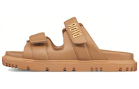 DIOR Rubber Sole Casual Slippers Women's Brown