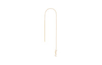 SAINT LAURENT 18K Gold Earrings Women's Gold