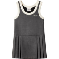 MIU MIU Grisaille Mini Dress