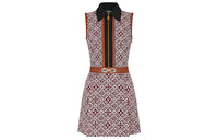 LOUIS VUITTON Sleeveless Dress Women's Red