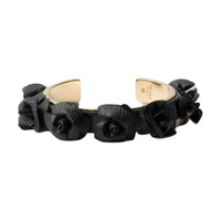 PRADA Leather Bracelets Unisex Black