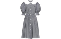 MIU MIU SS22 Short-Sleeved Dresses Women's Gray