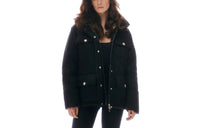 CHANEL Puffer Jacket Women's Black