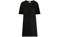 SAINT LAURENT Short-Sleeved Dresses Women's Black
