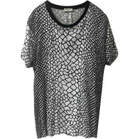 SAINT LAURENT T Shirt Men's White Black