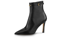 LOUIS VUITTON Signature Ankle Boots Women's Black