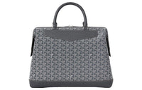 GOYARD Canvas With Leather Laptop Bags Briefcases Handbag Unisex Gray