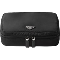 PRADA Recycled Nylon Storage Bag Medium Size Unisex Black