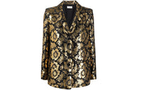 SAINT LAURENT Business Suits Coats Women's Gold