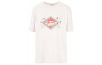 SAINT LAURENT Drop Shoulder Sleeve T-Shirt Women's White