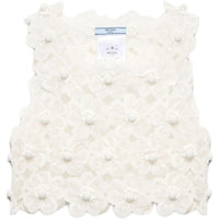 PRADA Tank Tops Women's White