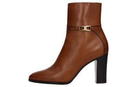 CELINE Claude Ankle Boots 8.5cm Women's Brown