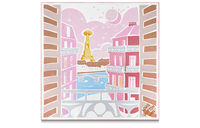 LOUIS VUITTON Silk Scarf Women's Pink