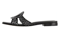 LOUIS VUITTON Slide Slippers Women's Black