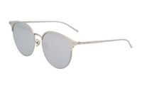 SAINT LAURENT Metal Round Sunglasses Women's Silver