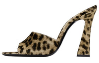SAINT LAURENT Slide Slippers Women's Light Umber