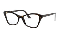 PRADA Plastic Butterfly Eyeglass Frames Women's Tortoiseshell
