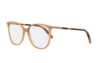 DIOR Acetate Cat Eye Eyeglass Frames Unisex Beige