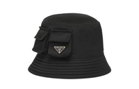 PRADA Metal Bucket Hats Men's Black