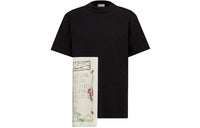 DIOR X Raymond Pettibon Floral Patch T Shirt