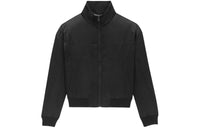 SAINT LAURENT Logo embroidered Satin Bomber Jacket