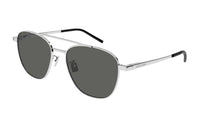 SAINT LAURENT Aviator Sunglasses Men's Silver