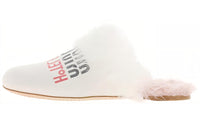 MIU MIU Slip Resistant Closed Toe Slippers Women's White
