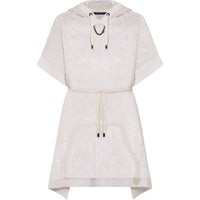LOUIS VUITTON Mesh Knit Short-Sleeved Poncho
